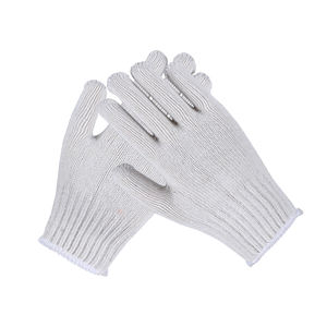 Gants en coton blanc Gants de sécurité industrielle Gants de protection des mains - Product Image 4