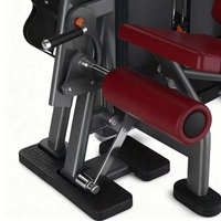 Machine d'extension des jambes assise réglable Cheernin, usage commercial, capacité 250 kg, entraîneur quad robuste pour club de fitness, service DDP