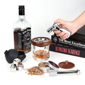 Kit de fumoir à whisky avec logo personnalisé EHUNT |   Ensemble de fumoir portable en acier inoxydable |   Cadeau de cocktail de luxe pour client d'entreprise - Product Image 4
