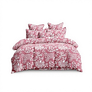 Fundas de Almohada Planas de Microfibra Premium Tamaño Queen, 400 Hilos, Diseño Geométrico, Duraderas, Resistentes a la Decoloración y a las Arrugas, de Poliéster - Product Image 1