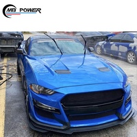 Kit de carrosserie pour Mustang 2018-2020y mise à niveau vers GT500 Facelift pare-chocs de voiture capot jupes latérales aile arrière accessoires de voiture