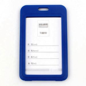 Porte-carte d'identité en plastique transparent double face personnalisé en PP - Product Image 3