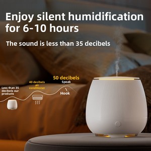 Difusor de Aroma con Bola Pequeña Blanca, <span class=keywords><strong>Humidificador</strong></span> de Aroma Más Vendido, Luz Nocturna para el Hogar y la Oficina, Difusor de Aceites Esenciales - Product Image 3