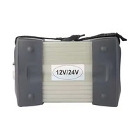 MB Star C3 SD Connect Multiplexor con 5 cables 12V y 24V Coches y camiones Heavy Duty Auto OBDII Escáner Herramientas de diagnóstico