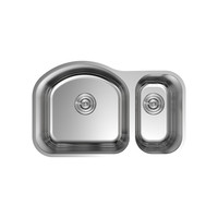304 acier inoxydable Double bol dessiné évier ferme légumes lavage évier 800x525 X228mm pour cuisine