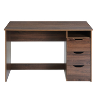 Petite table d'ordinateur de bureau Bureau d'étude avec tiroirs pour ordinateur