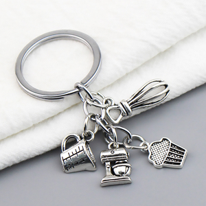 Cuisson porte-clés Cupcake presse-agrumes crème glacée modèle pendentif <span class=keywords><strong>Chef</strong></span> boulanger accessoires de cuisson gâteau fabricant porte-clés cadeaux - Product Image 5