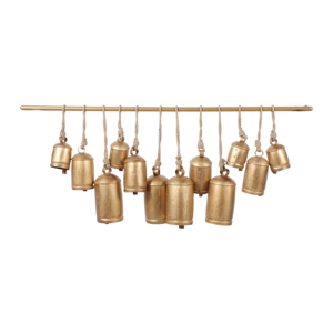 Decorazione da parete in metallo con campanelle assortite, decorativa da appendere per soggiorno, camera da letto, bagno - Product Image 1