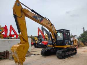 Excavadora Hidráulica Cat 320D Original de Segunda Mano, 20 Toneladas, Excavadora de Orugas Caterpillar con Tren de Rodaje Nuevo - Product Image 4