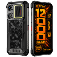LAGENIO Rhino1 Pro Téléphone robuste à grande autonomie 4G Global Band Widevine L1 Appareil photo 64MP Lampe de camping Smartphone Robuste