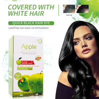 Tintura de cabelo saudável sem efeito lateral, creme de tintura de henna profissional com extrato de ervas