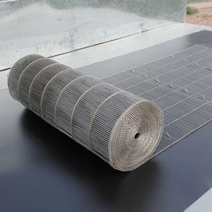 Bande transporteuse professionnelle de grillage d'échelle de chaîne d'acier inoxydable flexible pour la <span class=keywords><strong>pizza</strong></span> de boulangerie de four de tunnel - Product Image 6