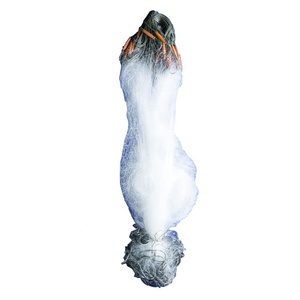 Trung Quốc Nhà Máy Bán Buôn Nylon Dây Cước 0.1Mm Đôi Knots Colour Với Float Chì Thị Trường Châu Phi Lưới Đánh Cá - Product Image 1