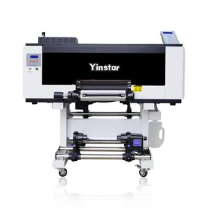 Termurah printer dtf a3 uv printer uv printtingems Harga t-shirt printer kain uv inkjet a3 ukuran dtf dengan 3 XP600 kepala photoprint