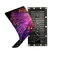 Affichage numérique pour centre commercial, module LED souple incurvé intérieur 200x150mm, couleur pleine, P1.25 P5, écran LED flexible, cabine DJ