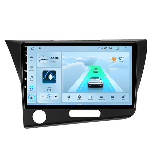 New Head Unit Android Auto Radio 2 Din Car Radio for CRZ 2010-2016 for GPS Navigation Stereo 5G-WIFI DSP 1080P Touch Screen