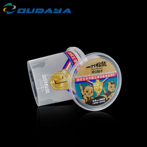 Seau en plastique transparent Oudaya de 2,5 L avec couvercle et poignée, pour noix, biscuits, emballage alimentaire, seau en plastique pour aliments avec poignée - Product Image 5