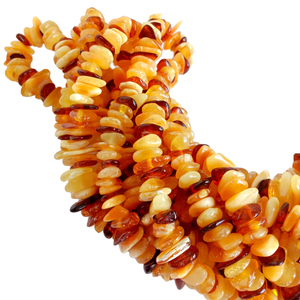 Piedras de ámbar sueltas perfectas de 8-13mm, piedras preciosas de ámbar Báltico para elaborar piedras de ámbar crudas, suministros para manualidades, piedras preciosas reales - Product Image 3