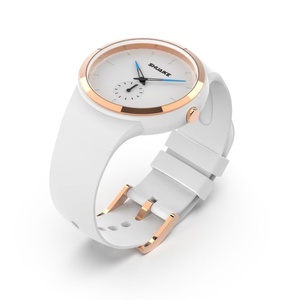Montre analogique à quartz pour femmes SHUAIKE avec bracelet en silicone et boîtier en plastique, styles simples, élégante, étanche, montre pour fille - Product Image 1