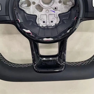 พวงมาลัยหนังแท้ JIANSHAN สำหรับรถยนต์ MK7 Golf 7 <span class=keywords><strong>Polo</strong></span> Scirocco 2014-2018 GTD GTS GTE GLI R-Line R - Product Image 3