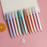 Groothandel Multicolor Gepersonaliseerde Plastic Gelpen Nieuw Ontwerp met Aangepast Logo 1mm Schrijfbreedte Soepele Schrijfstijl