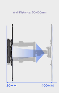 New NB P4 chuyển động đầy đủ 32-55 inch <span class=keywords><strong>TV</strong></span> Wall Mount màn hình phẳng LED LCD hiển thị núi <span class=keywords><strong>Bracket</strong></span> Max. Vesa 400x400 mét tải 27.2kgs - Product Image 2