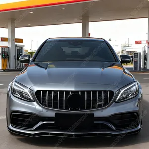 Kit de décoration de lèvre de spoiler de pare-chocs avant pour Mercedes Benz Classe C W205 S205 2015 2016 2017 2018 2019 2020 2021 2022 - Product Image 5