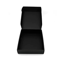 Cajas de Envío de Cartón Corrugado Personalizadas, Cajas de Correo para Ropa con Laminación Mate Negra