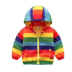 Jaket pria Musim Semi dan Gugur, mantel daya anak laki-laki, pakaian olahraga bayi luar ruangan tahan angin bertudung untuk anak laki-laki