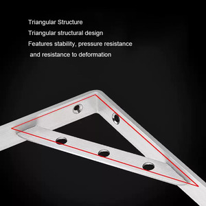 <span class=keywords><strong>Support</strong></span> mural renforcé en acier inoxydable en forme <span class=keywords><strong>de</strong></span> L pour <span class=keywords><strong>climatiseur</strong></span> OEM - Product Image 5