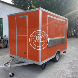 Chariots <span class=keywords><strong>de</strong></span> crème glacée à café Hot Dog Petit camion <span class=keywords><strong>de</strong></span> nourriture Remorques <span class=keywords><strong>de</strong></span> restauration rapide d'extérieur entièrement équipées Remorque <span class=keywords><strong>de</strong></span> restauration mobile à vendre - Product Image 4