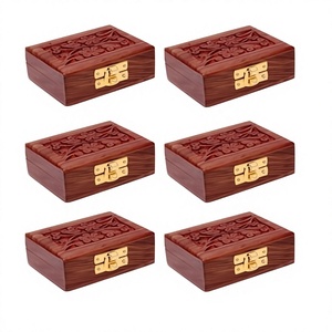 Wooden <b>Small</b> Storage Purse <b>Box</b> Jewellery <b>Box</b> for Women Jewel Organizer, Gifts Item, (Size - 3 x 2 Inches) - Product Image 1