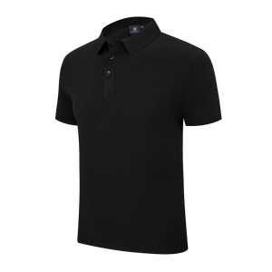 <span class=keywords><strong>Polo</strong></span> de styliste de luxe pour homme, tricoté, pur coton, <span class=keywords><strong>noir</strong></span>, <span class=keywords><strong>Logo</strong></span> personnalisé brodé, 100 - Product Image 1