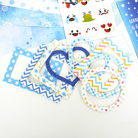 Kit de álbum de recortes para principiantes niños y niñas, conjunto de suministros para diario, planificador de papel, cuaderno y diario, conjunto de regalo para estudiantes, juego para tomar notas