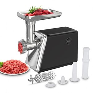 Broyeur à viande électrique commercial haute vitesse 800W avec 3 lames croisées pour la préparation de saucisses et de viande fraîche - Product Image 4