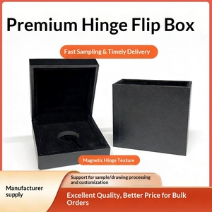 Premium Hinged Jewelry <b>Box</b> 2026 New Seamless Ring Case Custom Made - Product Image 5