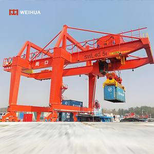 Top rmg cần cẩu Nhà cung cấp điện đôi dầm đường sắt gắn cẩu container giàn cần cẩu cho cảng hội thảo hàng hóa sân - Product Image 6