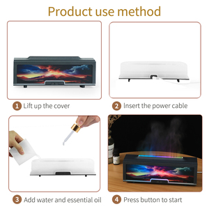 Humidificador de fuego de chimenea de vapor de agua colorido de llama para máquina de aromaterapia con linterna de funcionamiento de Color - Product Image 4