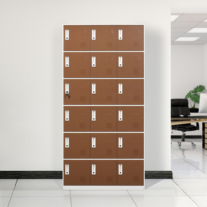 Armoire casier en acier à prix de gros du fabricant, casiers métalliques pour écoles, armoires de rangement à 9, 12, 15, 18 portes, casiers de gym à vendre - Product Image 2