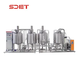 200L Beer Processing Types and Fermenting Equipment Beer Brewing Machine Stainless Steel 304 Steam Electric Gas Heating Option