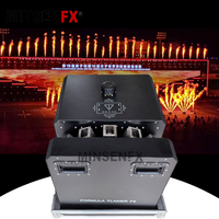 MINSENFX 10 mètres cinq têtes DMX512 contrôle électrique fer feu scène Machine lance-flammes effet pour fête projecteur DJ spectacle