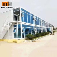 Modulaire chinois 20 pieds 40ft préfabriqué bâtiment scolaire maison modulaire préfabriqué 2 3 4 5 chambres Duplex conteneur maison