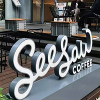 Letrero Daco con Números LED 3D de Doble Cara, Diseño Personalizado, Resistente al Agua IP65, Colores Personalizados, OEM/ODM para Decoración y Publicidad Escolar