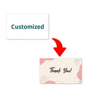 Tarjetas de Agradecimiento Personalizadas con Impresión a Todo Color para Amigos, Familiares y Personal - Product Image 1