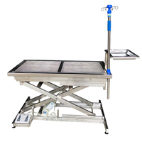 Table d'opération chirurgicale vétérinaire professionnelle et durable pour chien, réglable manuellement, AC 110-220V, équipement vétérinaire Chenhong