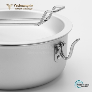 Pure aluminum pot set, lunch <b>box</b>, dining plate, outdoor <b>camping</b> pot set, <b>storage</b> pot set, <b>camping</b> pot - Product Image 3