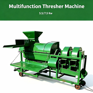 Máquina Trilladora Multifuncional en Oferta, Motor de 5.5/7.5 Kw, Alta Productividad, Capacidad de 1000-2000 kg/h para Arroz, Soja y Trigo - Product Image 1