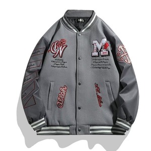เสื้อแจ็คเก็ตเบสบอล <span class=keywords><strong>AC</strong></span> <span class=keywords><strong>Milan</strong></span> แบรนด์ยุโรปอเมริกันสุดฮิต ปักลายประณีต แขนเสื้อโพลีเอสเตอร์ ดีไซน์อเนกประสงค์ กันลม เหมาะสำหรับฤดูใบไม้ผลิ - Product Image 3