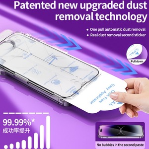 Protection d'écran en verre trempé Magic Box <span class=keywords><strong>Slik</strong></span> Print facile à installer pour iPhone 11 12 13 <span class=keywords><strong>Pro</strong></span> 14 15 <span class=keywords><strong>Pro</strong></span> Max 16 17 - Product Image 4