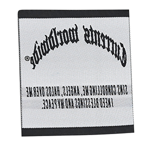 Moda giysiler için yüksek kaliteli özel marka <span class=keywords><strong>Logo</strong></span> Polyester dokuma etiketler - Product Image 4